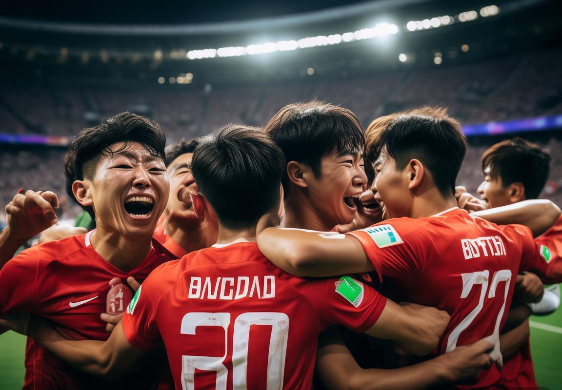 韩国队卢日尼基体育场力克中国队捧起大力神杯，成就世界杯四连冠伟业